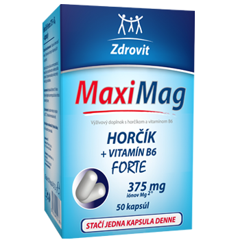 MaxiMag  Forte HORČÍK (375 mg) + VITAMÍN B6